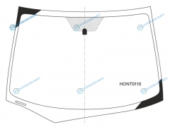 HONT0110 Стекло лобовое HONDA INSIGHT HBK 09-14