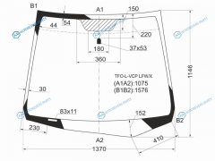 TFO-L-VCP LFWX Стекло лобовое HONDA JAZZ 07-13