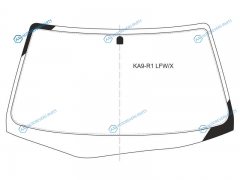 KA9-R1 LFWX Стекло лобовое HONDA LEGEND 4D 96-04