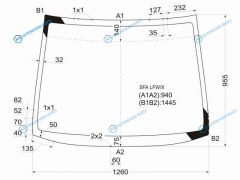 SFA LFWX Стекло лобовое HONDA LIFE 03-08