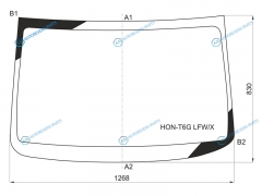 HON-T6G LFWX Стекло лобовое HONDA N-WGN 5D HBK 13-19