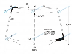 S3N LFWX Стекло лобовое HONDA ODYSSEY 99-03