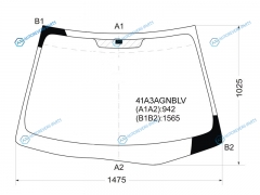 41A3AGNBLV Стекло лобовое HYUNDAI AVANTEELANTRA 06-10
