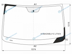4136AGNBLV1C LFWX Стекло лобовое HYUNDAI H1 18-