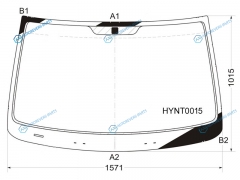 HYNT0015 Стекло лобовое HYUNDAI H1-STAREXGRAND STAREXI800 07-