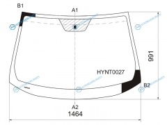 HYNT0027 Стекло лобовое HYUNDAI TUCSONIX35 10-15