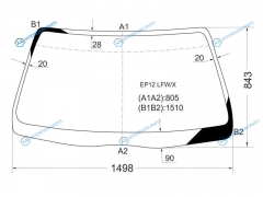 EP12 LFWX Стекло лобовое INFINITI Q45NISSAN CIMA 96-01