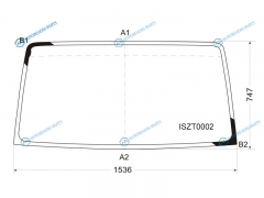 ISZT0002 Стекло лобовое ISUZU ELF Cabover NKR 66Е Standart 1.5 т-н 2D Truck (92-) Baw Fenix 33462 07-