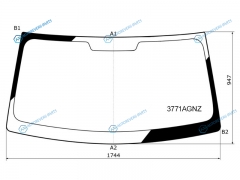 3771AGNZ Стекло лобовое IVECO DAILY VI 14-
