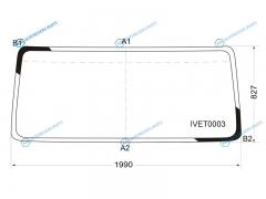 IVET0003 Стекло лобовое IVECO EURO CARGO 03-