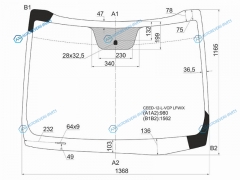 CEED-12-L-VCP LFWX Стекло лобовое KIA CEED 5D HBKWGN 12-18