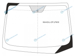 KIA-K3-L-CP LFWX Стекло лобовое KIA CERATO 45D 12-
