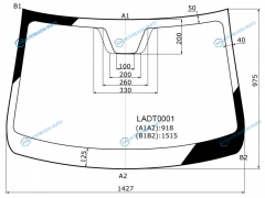 LADT0001 Стекло лобовое LADA VESTA 15-