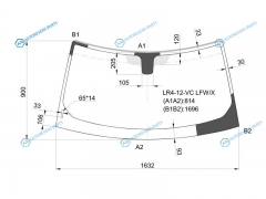 LR4-12-VC LFWX Стекло лобовое LAND ROVER DISCOVERY IV 5D SUV 11-16