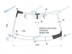 ES350-07-VCP LFWX Стекло лобовое LEXUS ES350 06-12