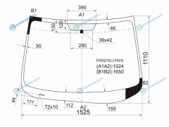 FW02752 LFWX Стекло лобовое MAZDA CX-9 07-16