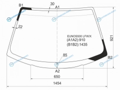 EUNOS500 LFWX Стекло лобовое MAZDA EUNOS 500XEDOS.6 4D SED 92-99
