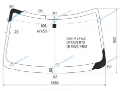 D461-R LFWX Стекло лобовое MAZDA VERISA 04-15