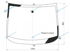 TK45-P LFWX Стекло лобовое MITSUBISHI EK-WAGON 13-NISSAN DAYZ 13-