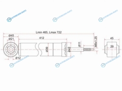 ST-D462-28-70X Амортизатор задний MAZDA 2DEMIOVERISAFORD FUSIONFIESTA 03- LH=RH