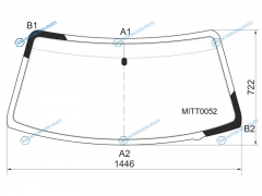 MITT0052 Стекло лобовое MITSUBISHI PAJERO SPORTL200 96-08