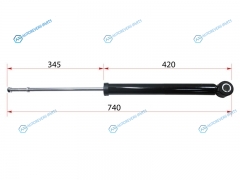 ST-48531-49355 Амортизатор задний (4WD) TOYOTA ISIS 04-09 LH=RH