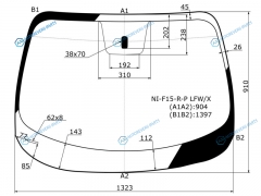 NI-F15-R-P LFWX Стекло лобовое NISSAN JUKE 10-