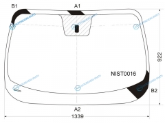 NIST0016 Стекло лобовое NISSAN JUKE 10-