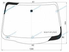 NI-N17-VP LFWX Стекло лобовое NISSAN LATIO N17 4D SED 11-18
