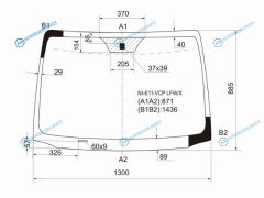 NI-E11-VCP LFWX Стекло лобовое NISSAN NOTE 05-13