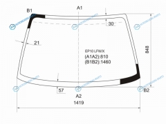 EP10 LFWX Стекло лобовое NISSAN PRIMERA 45D 90-95