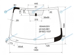 6044AGSV Стекло лобовое NISSAN QASHQAI 06-14