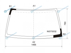 NIST0032 Стекло лобовое NISSAN TERRANOPATHFINDER 95-04INFINITI QX4 97-04