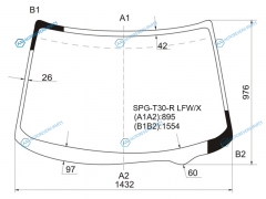 SPG-T30-R LFWX Стекло лобовое NISSAN X-TRAIL RHD 00-07
