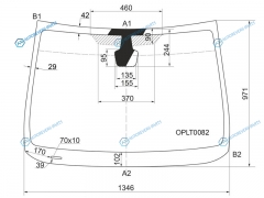 OPLT0082 Стекло лобовое OPEL ASTRA J 10-