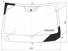 7306AGSV Стекло лобовое RENAULT DUSTER 21-