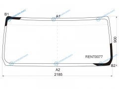 RENT0077 Стекло лобовое RENAULT RVI PREMIUMKERAX TRUCK 96-13