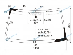 YT4-L LFWX Стекло лобовое SUZUKI ESCUDOGRAND VITARA SUV 35D 05-15