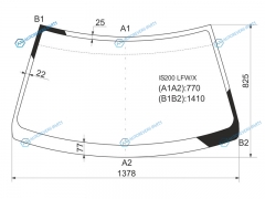 IS200 LFWX Стекло лобовое TOYOTA ALTEZZA 45D 98-05