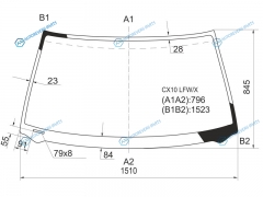 CX10 LFWX Стекло лобовое TOYOTA AVALON 95-00