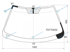 TOYT0032 Стекло лобовое TOYOTA CAMRY 06-11