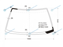 RT170 LFWX Стекло лобовое TOYOTA CORONACARINA II 4D SED 88-92