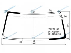 TOYT0130 Стекло лобовое TOYOTA LAND CRUISER PRADO J9 35D 96-02