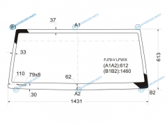 FJ79-V LFWX Стекло лобовое TOYOTA LANDCRUISER FJ79 09-