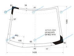 ACT10-R LFWX Стекло лобовое TOYOTA OPA 00-05