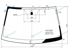 TOYT0357 Стекло лобовое TOYOTA PASSO 5D HBK 10-16