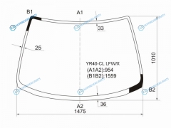 YR40-CL LFWX Стекло лобовое TOYOTA TOWNACE NOAHLITEACE 96-07