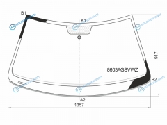 8603AGSVWZ Стекло лобовое VOLKSWAGEN POLO V 35D HBK 09-4D SED 15-