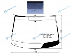 8577AGSVZ6K LFWX Стекло лобовое VOLKSWAGEN TOURAN II MPV 10-15