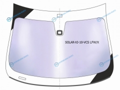 SOLAR-XJ-10-VCS LFWX Стекло лобовое атермальное + дд JAGUAR XJ 4D 10- (Solar-X защита от ультрафиолета)